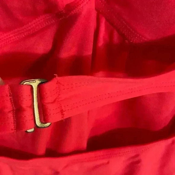 MERONA ONE PIECE SWIMSUIT SIZE LARGE-USED coral red - Picture 6 of 9